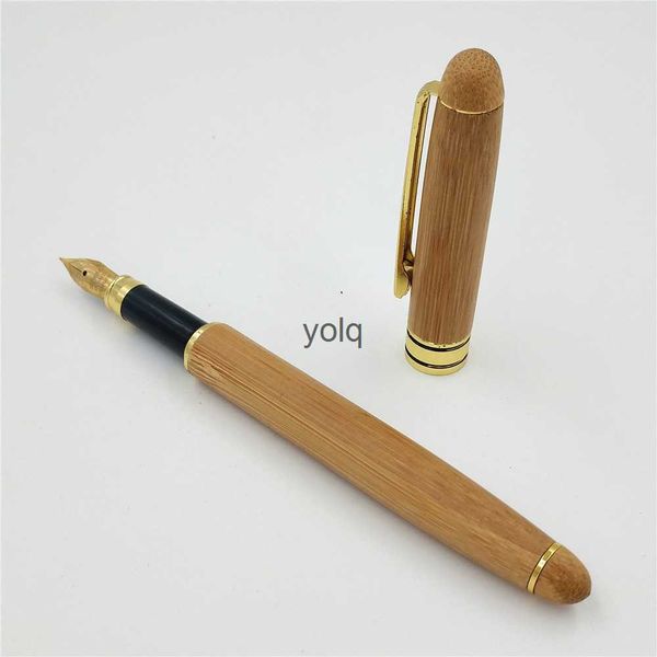 Canetas -tinteiros caneta de bambu de bambu 0,5 caligrafia nanzhu com grande quantidade e alto preço dos professores colegas de classe H240407