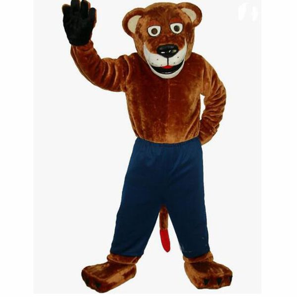 2024 Vendas quentes Halloween Sports Sports Tiger Mascot Costume Dresses Fancy Carnival Costumes Costumes Fantasmas de personagem