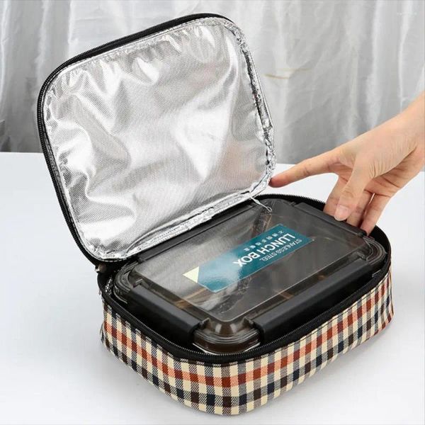 Обеденный пакет изоляции посуды 2024 портативная термо изоляционная коробка с утолщенной алюминиевой пленкой Bento.