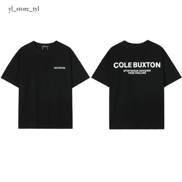 2024 New Cole Buxton T-Shirt Designer Sommer Cole Mens T-Shirts Streetwear Letter gedruckt Casual Fashion Kurzarm Männer Frauen runder Nacken T-Shirt European