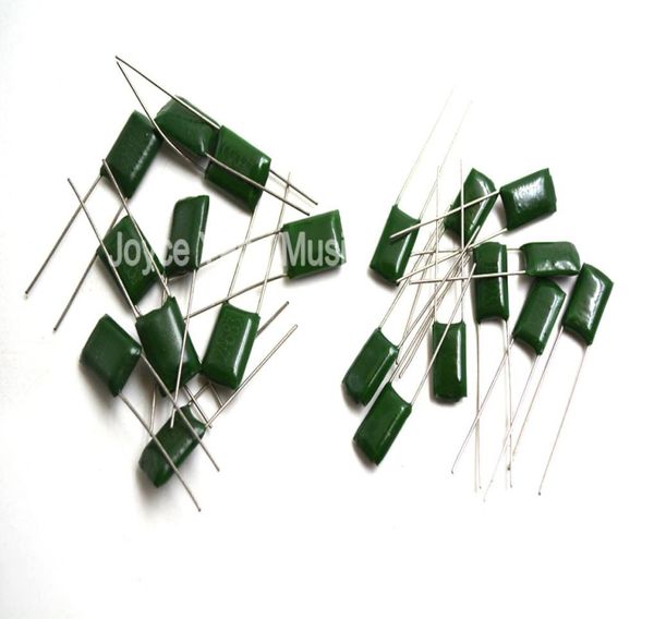 10pcs Capacuratori di poliestere per chitarra elettrica per basso 2A3333J2A473J 2A223J 0023UF2A683J 0068UFRATED TENSIONE 100V2933914