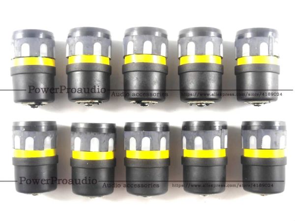 Konverter 10pcs Mikrofonpatrone für drahtloses Mikrofon Shure Beta58 UC SLX 2 SLX4 -Kapsel 58a 58 Mikrofon Ersatzteil