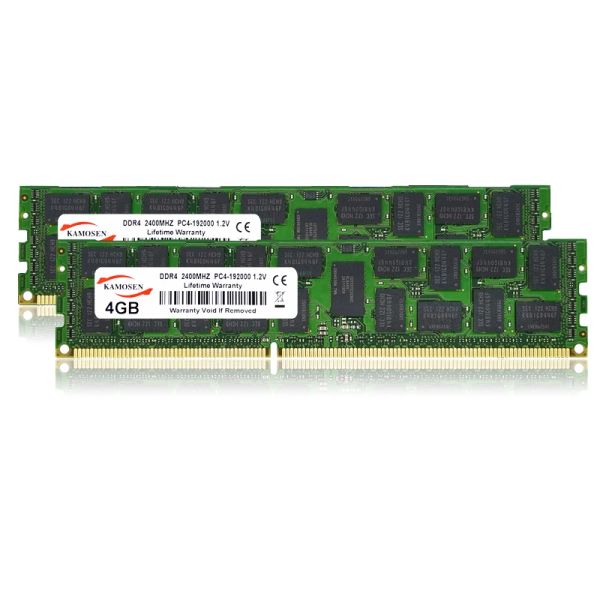 Impressoras DDR4 8GB 16GB 4GB 32GB Server Memory 2400 2133MHz ECC REG PC417000 19200 Memoria Ram DDR4