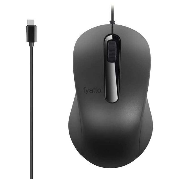 MICE USB C-Mausspiel Ergonomisch für Windows-PCS-Laptops und weitere C-Typ-Geräte 3-Button 1000DPI H240407 entwickelt