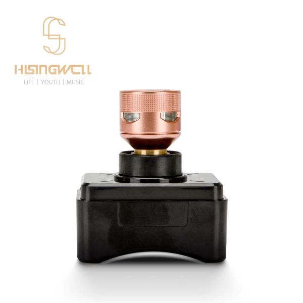 Microfones Hisingwell Microfone Capsule Mic Head Core Substituição para Mic Highfidelity Voice RoseGold Metal