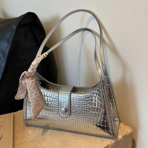 Вечерние сумки крокодил рисунок маленькая сумка для женской моды Тенденция.