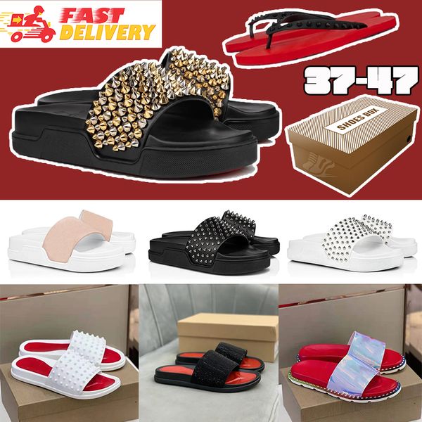 2024 с ящиками дизайнерские тапочки пляж Классик Flat Sandals Роскошные летние леди кожа