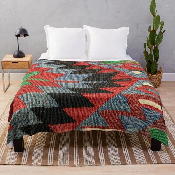 Cobertores decorativos Esme kilim navaho tecer tecer tecido têxtil carpete persa arremesso cabelos bonitos lindos