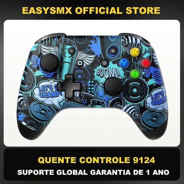 Controladores de jogo Joysticks EasysMX 9124 Placa de jogos sem fio adequada para Samsung Smart TVs PCs Switches Decks Steam Phones Mobile Q240407