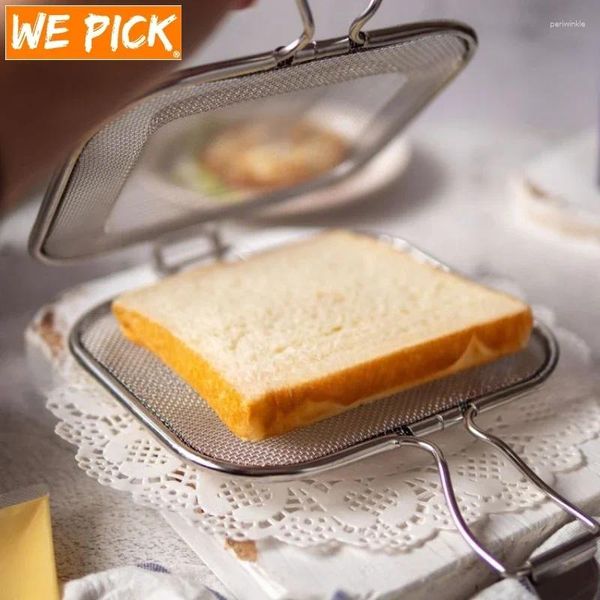 Partyversorgungen Wepick Sandwich Maker Grill Press Panini Brotkorb Backoaster Ofen Rack Pan Tablett gebraten gegrillte Käsekühlung Toast