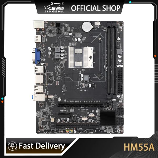 Materie Nuove HM55A PGA988 Desktop Motherboard Notebook CPU I3/I5/I7 Dual Channel Memoria 8 GB Supporto di capacità di memoria per desktop