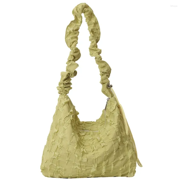 Тотасы Женщины светло -кросс -сумка сплошной цвет простой мессенджер большой емкость универсальное закрытие молнии на молнии.