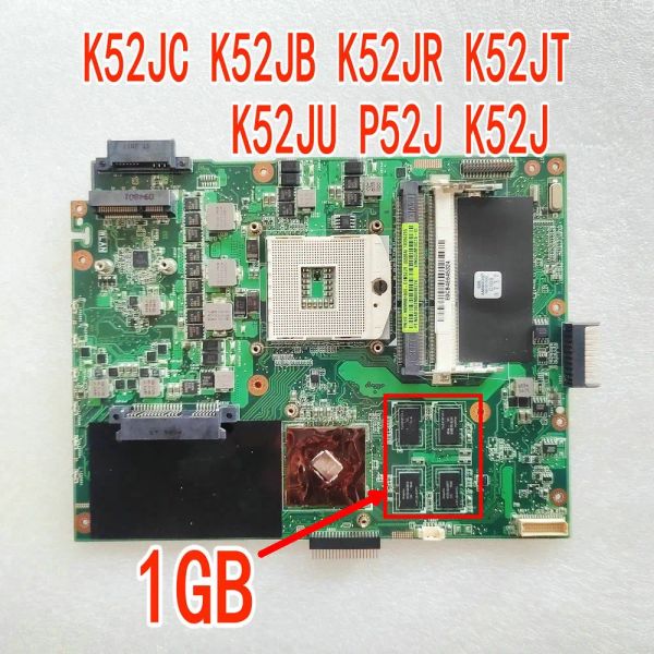 Motherboard für ASUS K52JC K52JB K52JR K52JT K52JU P52J K52J Laptop Motherboard K52JR Mainboard vollständig getestet