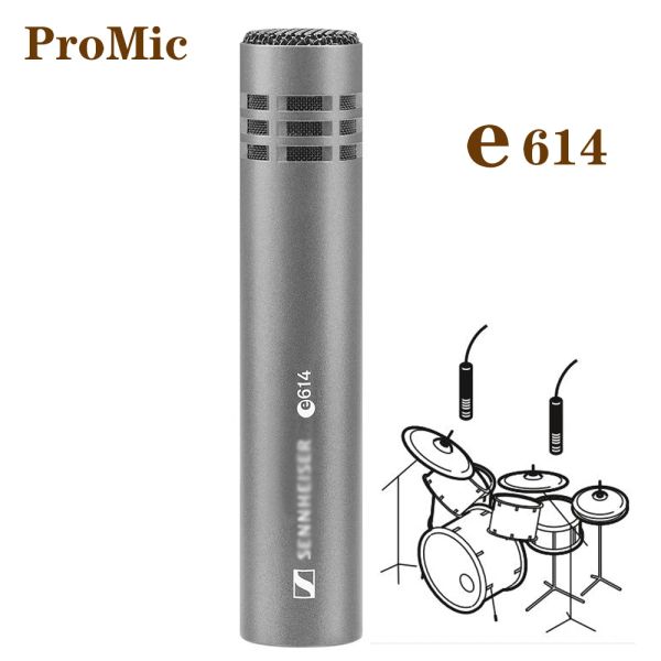 Microfones E614 MIC Frete grátis de alta qualidade Condensador Microfone E614 Cardioid Instrument Mic com montagem