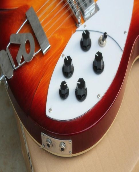 Model 360 12 Dizilmiş Yarım Çeken Elektro Gitar Gün batımı Renkleri7605346