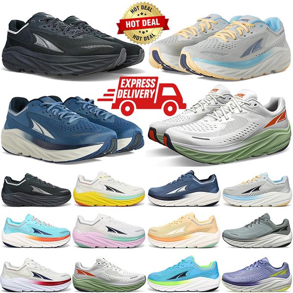 Altra via Olympus Running Shoes para homens Mulheres ao ar livre Menções brancas femininas tênis tênis Tamanho 36-47 Top