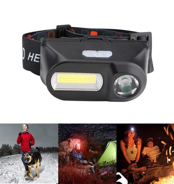 Tragbare LED -Scheinwerferkobel -Scheinwerfer -Taschenlampe -Scheinwerferlampe 18650 USB wiederaufladbare Fackelfischerei Lampe für Camping im Freien Hikin9879407