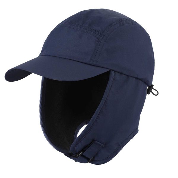 Chapéus de borda a graus Conectyle Kids Winter Hat Boys Flapflap Flaping Soft Water impermeável tampa de meia à prova d'água de esqui ao ar livre Q240403