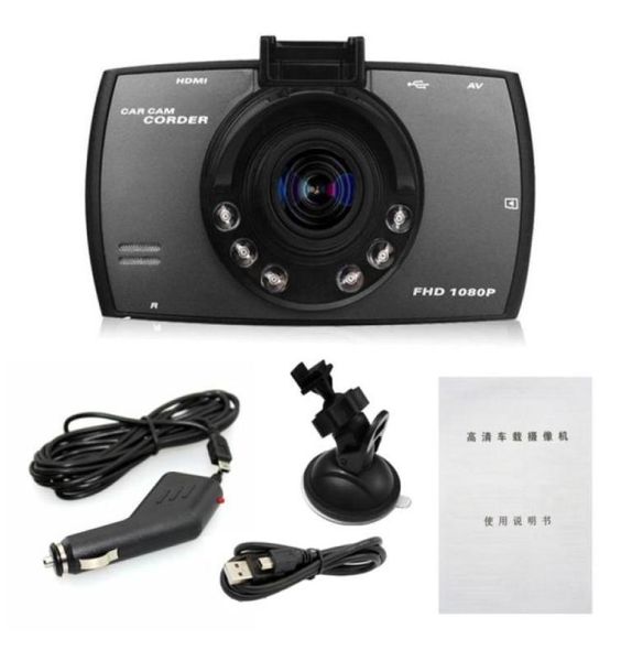 27 polegadas HD Display Dash Came Dashcam Câmera Carro DVR Novatek PZ906 G30 Detecção de movimento OneKey Lock Cycle Recording Gsensor IR LI7764278135