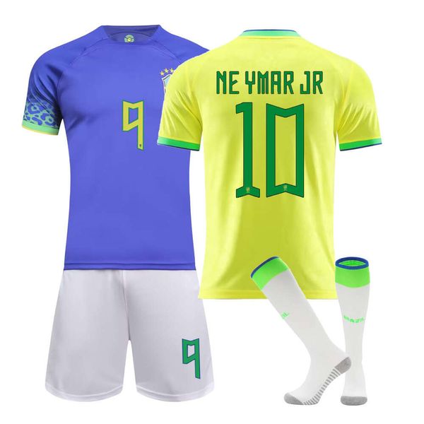 Pokal Brasilien Jersey Neymar 10 Ronaldo Kinderfußballtrikot für Männer und Frauen -Nationalmannschaften