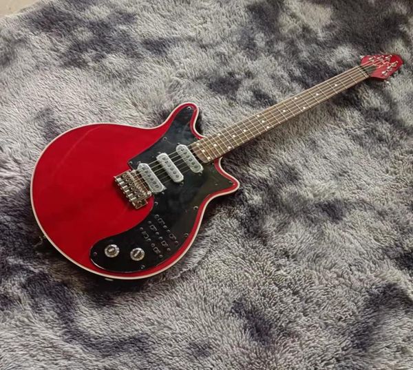 Burns Brian May Signature Gitarre Special Antique Cherry Red Elektrik Guitarra Korean Burns Pickups und Black Switch BM016744170