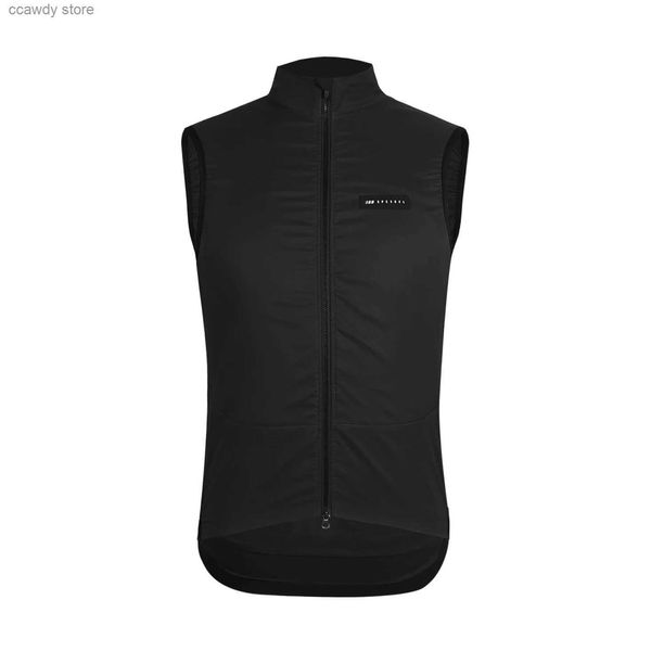 Camisetas masculinas 2024 nova atualização de inverno Passeio de vento e fede térmica Casca de ciclismo Git 2 Camadas Bike Windbreak colete de duas maneiras ZIP H240407