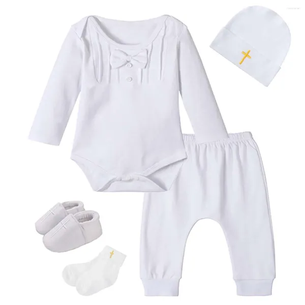 Roupas conjuntos de roupas Baby Boy Baptism Roupe