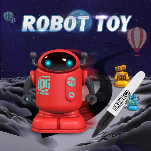 Новинка игрушки Helicmax Draw Line Robot Drawbot Line Line Tranking Gibbi Planet Programming Accompany Toys for Kids Gift 240407