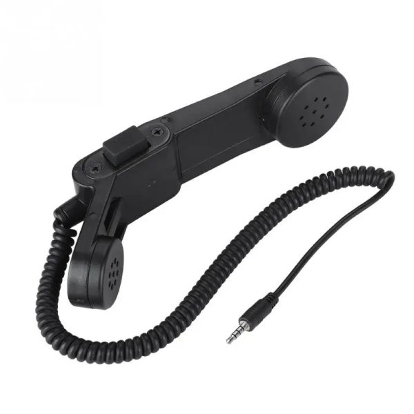 Zubehör Mikrofon Handheldlautsprecher Mikrofon HiFi Sound Schulter/Handheld Retro Telefon Handy H250 3,5 mm Stecker