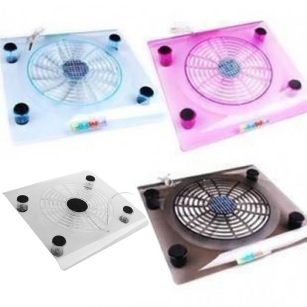 Cooler de laptop Pads USB resfriamento grande ventilador LED Light Cooler Base Pad Stand para notebook para 15 