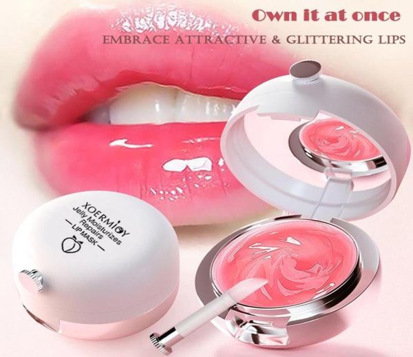 Lip Gel Night Sleep Máscara Hidratante Blataforma Creme de Lips Smootor Decleração Melhoria Hidratante Esfoliar Care1053980