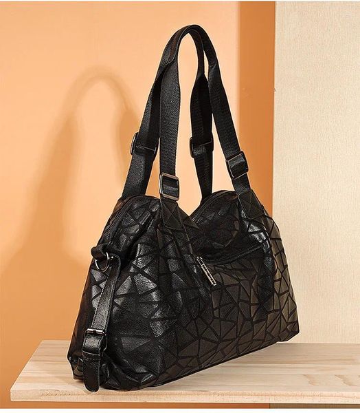 Umhängetaschen 2024 Fashion Stone Musterbeutel Marke Designer Frauen diagonal großer Kapazität All-Match Lederhandtasche