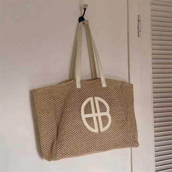 Daily Wear Beach Bags Trass Woven Женская сумка универсальная летняя приливная мода Руночной порта