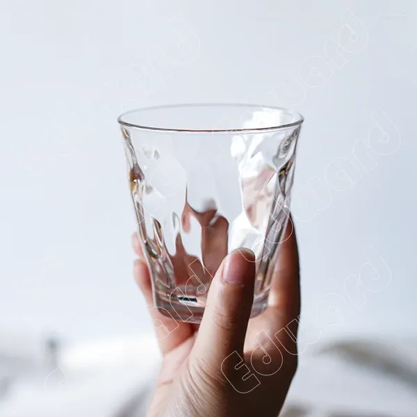 Tazze in vetro tè tazza whisky tazza di bevande domestiche moderne tazze di colore massiccio succo latte trasparente caffè trasparente