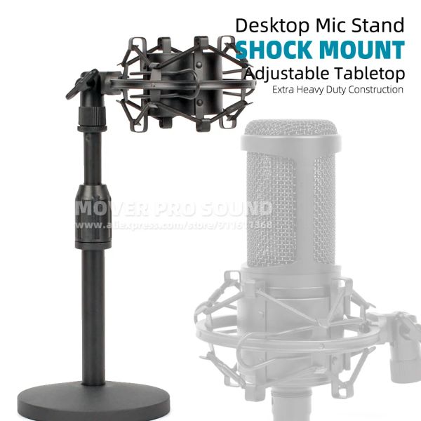 Stand per Audio Technica AT2020 AT2035 AT2050 a 2020 2035 2050 USB Tabletop State Microftop Montare Shock Mount Table Mic Holti