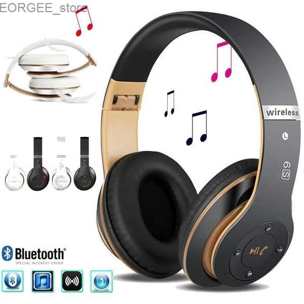 Telefones celulares fones de ouvido sem fio esportes bluetooth 5.0 fone de ouvido dobrável wirele handsfree fone buds de fones de ouvido fones de ouvido para iphone y240407