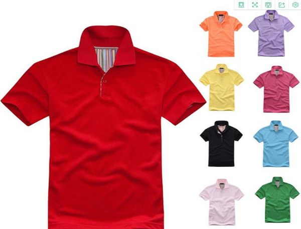 Summer Smith Bordado Men039s Tshirt Brand Designs de camisa pólo Homens e mulheres Camisas casuais de manga curta Slim Fit Polos Cotton2230970