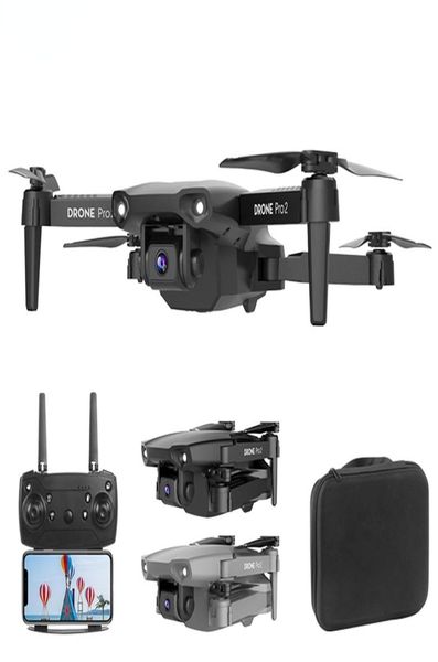 E99 Pro RC Mini Drone 4K HD Dual Camera WiFi FPV Профессиональная воздушная аэрофография вертолет складной квадрокоптер Dron Toys8049523
