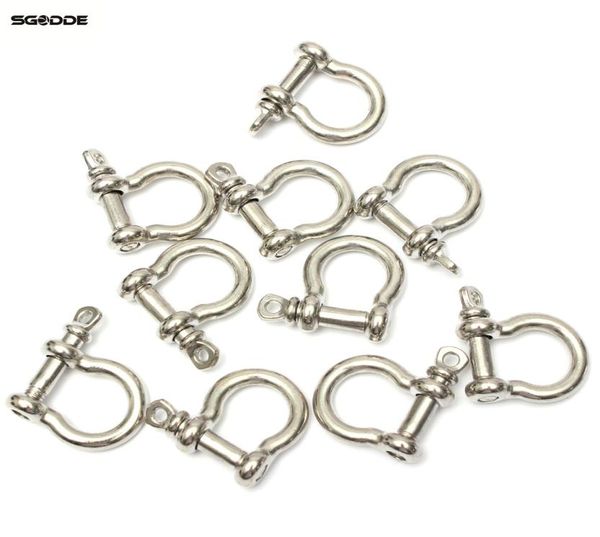 Braccialetti di sopravvivenza di sopravvivenza da campeggio per esterni Braccialetti di sopravvivenza con fibbia grilla in acciaio inossidabile oShaped in acciaio esterno