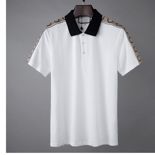 2024SS Designer Brand Polo Camisa Mens Camisetas de Luxúria Polos Bordados Floral High Street Famous Men Men Poloshirts Us Tamanho XS-XL