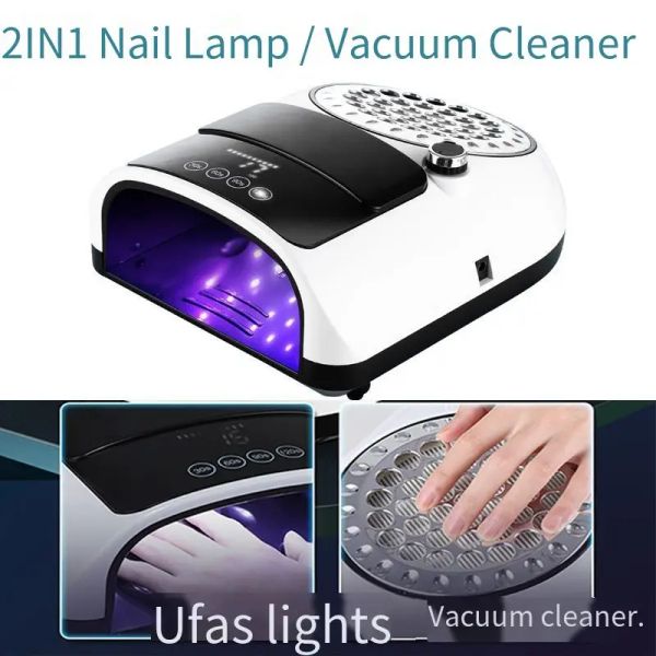 Платья 2IN1 Многофункциональный 186W Big Power Power Vacuum Chemer Lamp Lamp 42LEDS GEL PLAY LAMP LAMP Collector Manicure Manchine