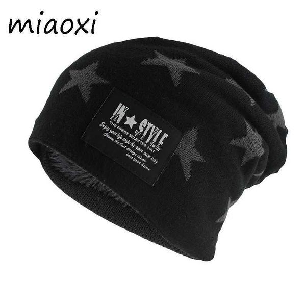 Шапок/черепа Кепки недавно прибыли для взрослых моды мужские шляпы Unisex Casual Beanies Skullies Зимние теплое бренд Письмо вязание Gorros Bonnet Sales Q240403