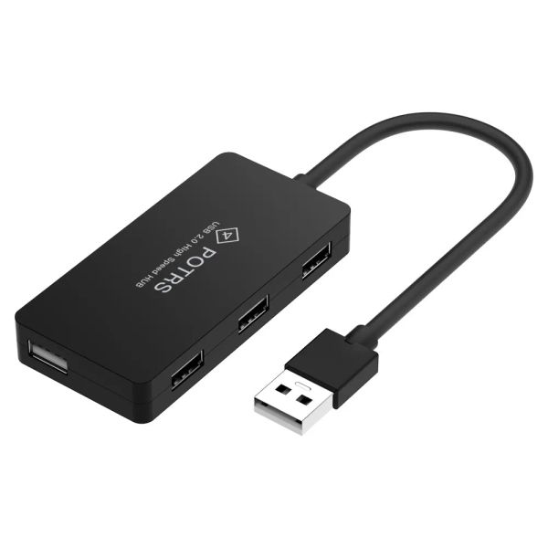 Porte Ultra Slim High Speed 4 USB 2.0 ESPANSIONE MINI Mini per il computer portatile Adattatore portatile Adattatore di alta qualità 11 LL