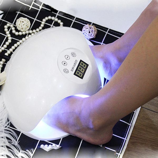 Armas lâmpada de secagem de unhas lâmpada UV para lâmpada UV UV UV Lâmpada UV para lâmpada de duas mãos para manicure lâmpada de manicure lâmpada lâmpada de led de pegador de led