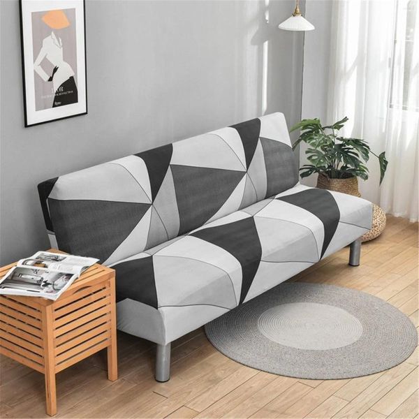 Sandalye kapak futon kapağı etek katlanır koltuk kanepe düz renk kolsuz slipcover polyester elastik kumaş her şey dahil