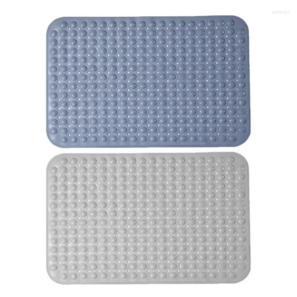 Tapetes de banho anti deslizamento de massagem de massagem Silicone lavável com orifícios de drenagem para músculos de entrada decoração de cozinha em casa