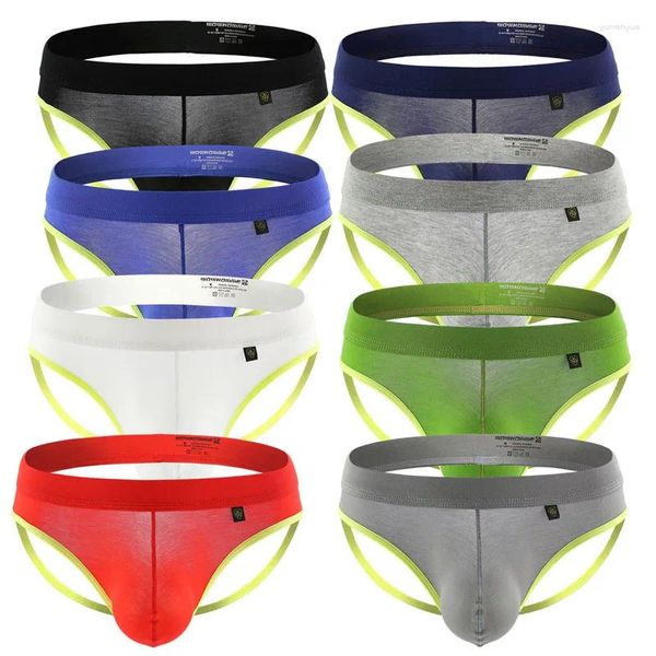 Unterhosen 8pcs Männer männlicher Modal Bikini Hosen sexy Männer Briefs Shorts Unterwäsche Hose Tanga Pantie