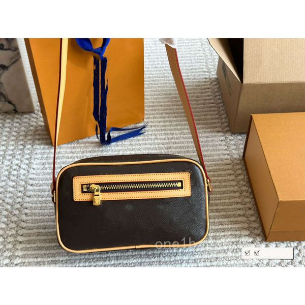 Luxo bolsa de câmera elegante de alta qualidade para homens e mulheres, o mesmo casal, estilo de crossbody de sala de crossbody 2024 novo