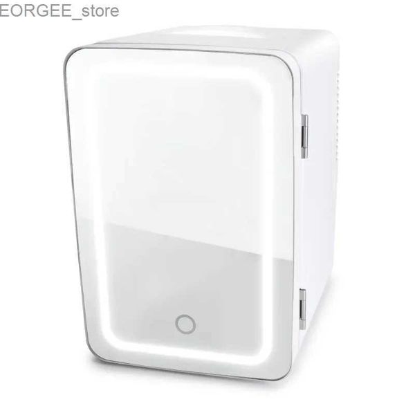 Freezer Personal Cooler com porta de vidro LED LUZ MINI GEFRERADOR Y240407