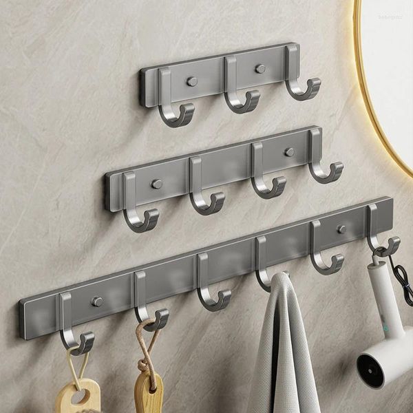 Ganci per asciugamani da toilette perforato per perforazione per perforazione a parete a parete a parete dietro gli accessori della porta